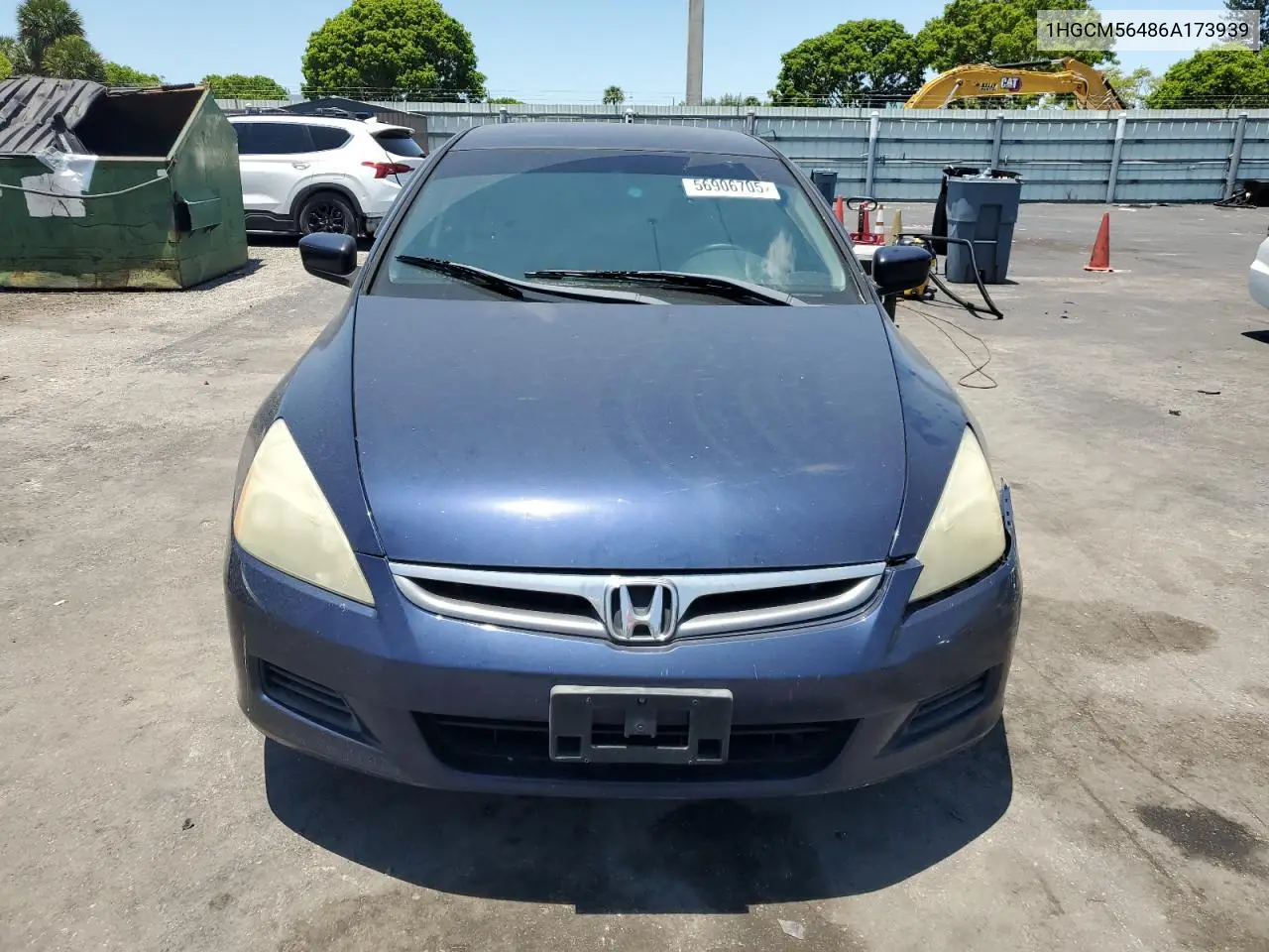 2006 Honda Accord Lx VIN: 1HGCM56486A173939 Lot: 56906705