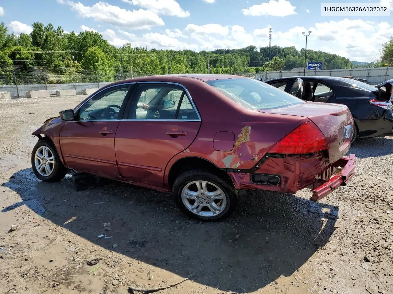 2006 Honda Accord Se VIN: 1HGCM56326A132052 Lot: 56936805
