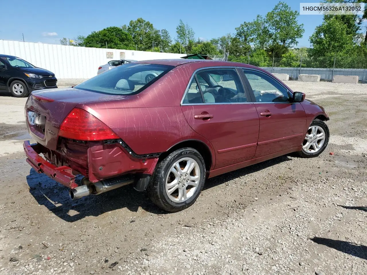 2006 Honda Accord Se VIN: 1HGCM56326A132052 Lot: 56936805