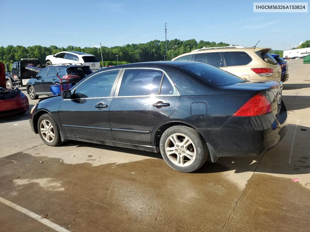 2006 Honda Accord Se VIN: 1HGCM56326A153824 Lot: 57043865