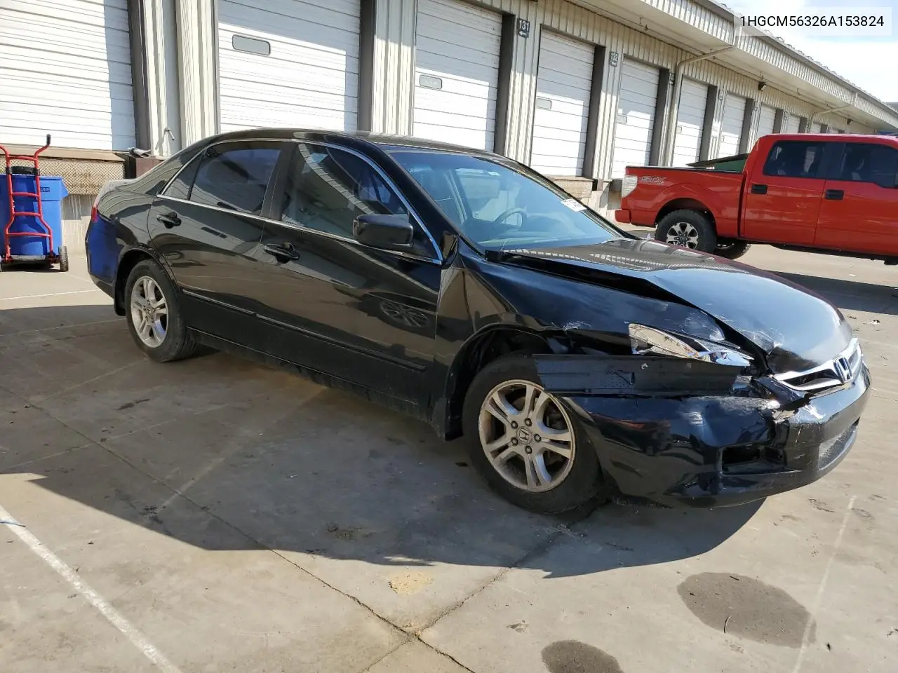 2006 Honda Accord Se VIN: 1HGCM56326A153824 Lot: 57043865