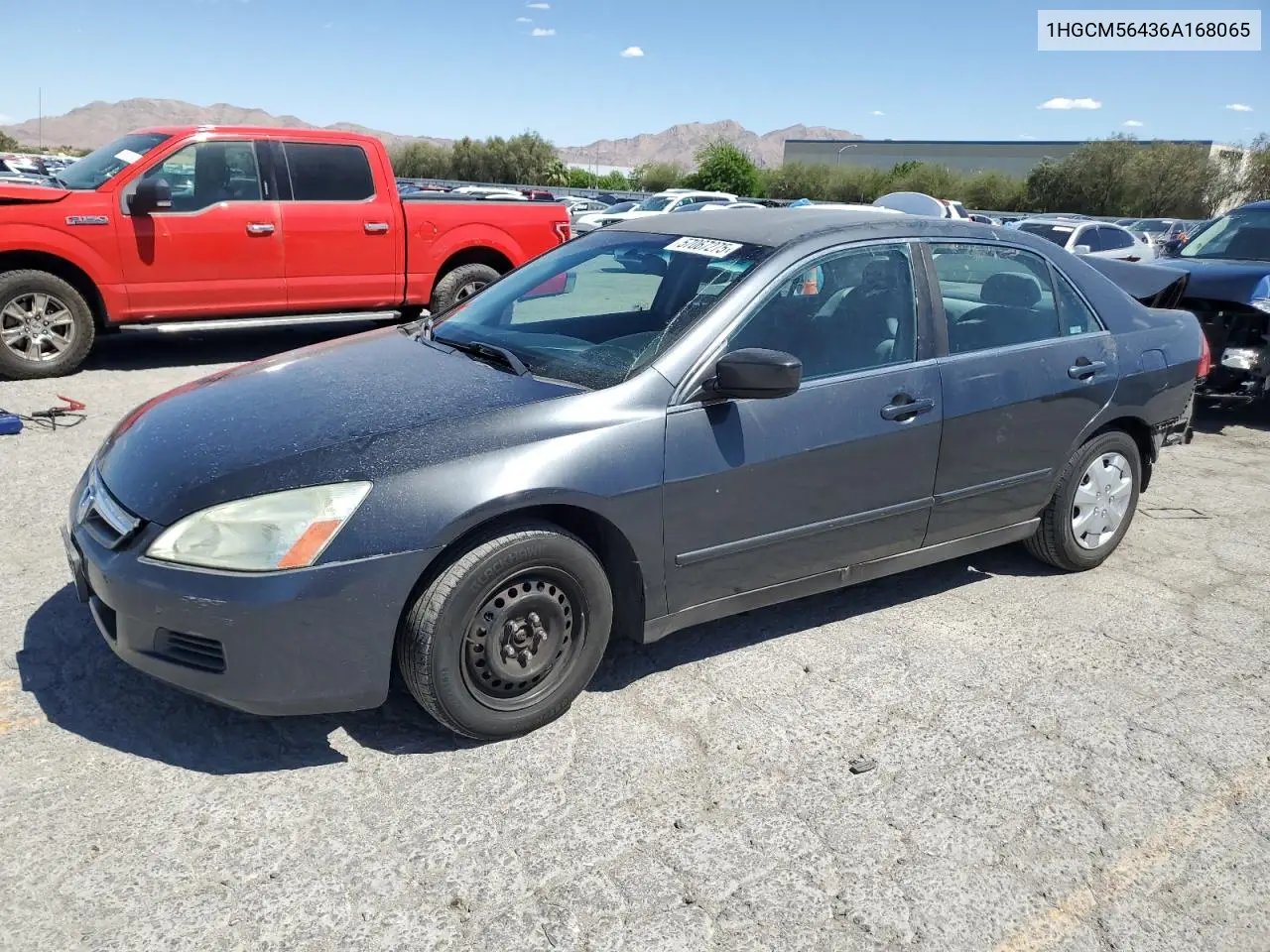 2006 Honda Accord Lx VIN: 1HGCM56436A168065 Lot: 57067275