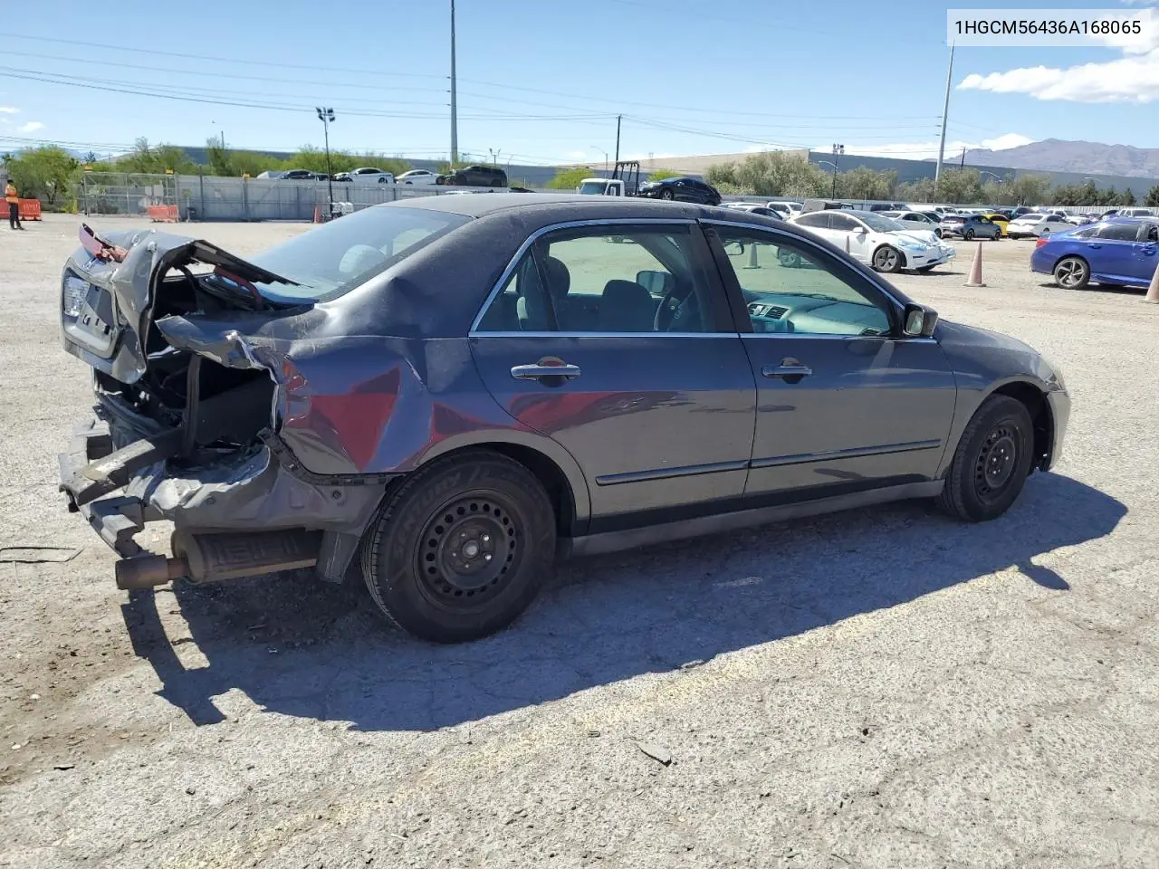 2006 Honda Accord Lx VIN: 1HGCM56436A168065 Lot: 57067275