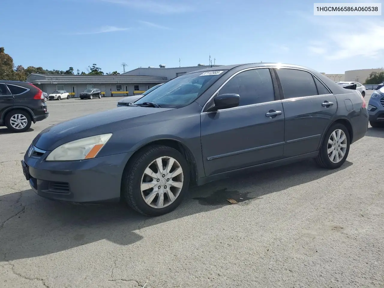 2006 Honda Accord Ex VIN: 1HGCM66586A060538 Lot: 57112965