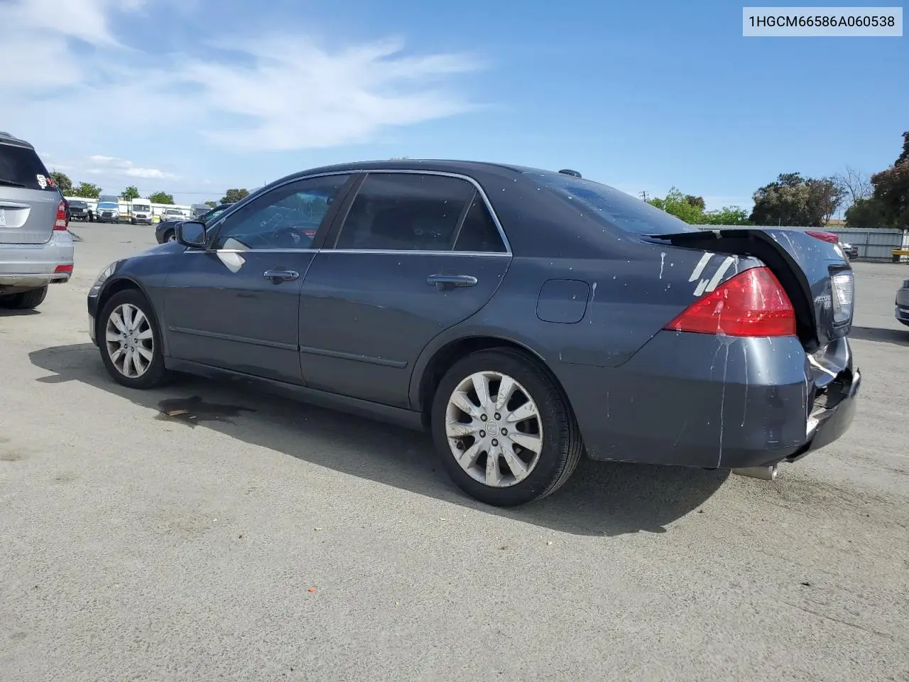 2006 Honda Accord Ex VIN: 1HGCM66586A060538 Lot: 57112965
