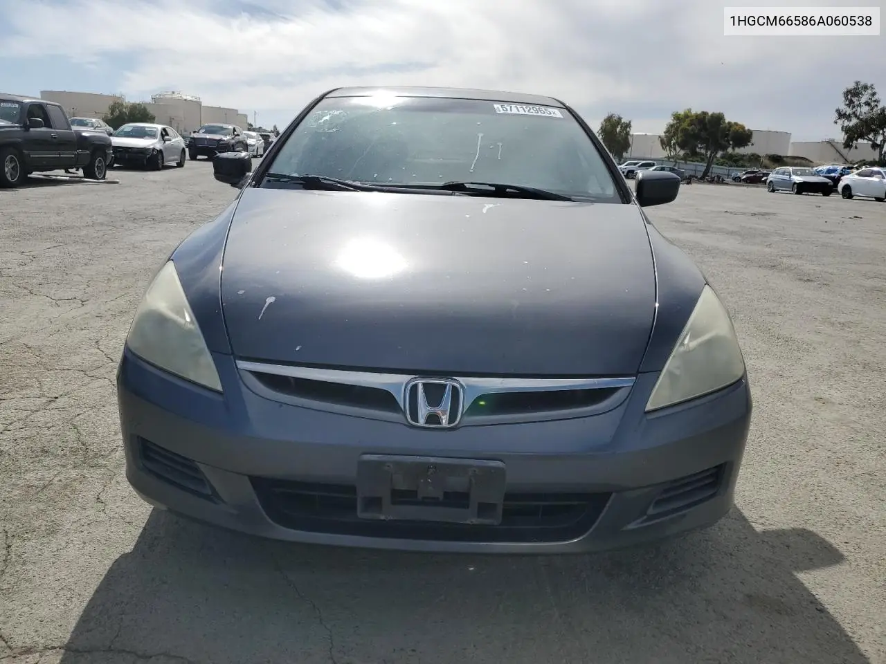 2006 Honda Accord Ex VIN: 1HGCM66586A060538 Lot: 57112965