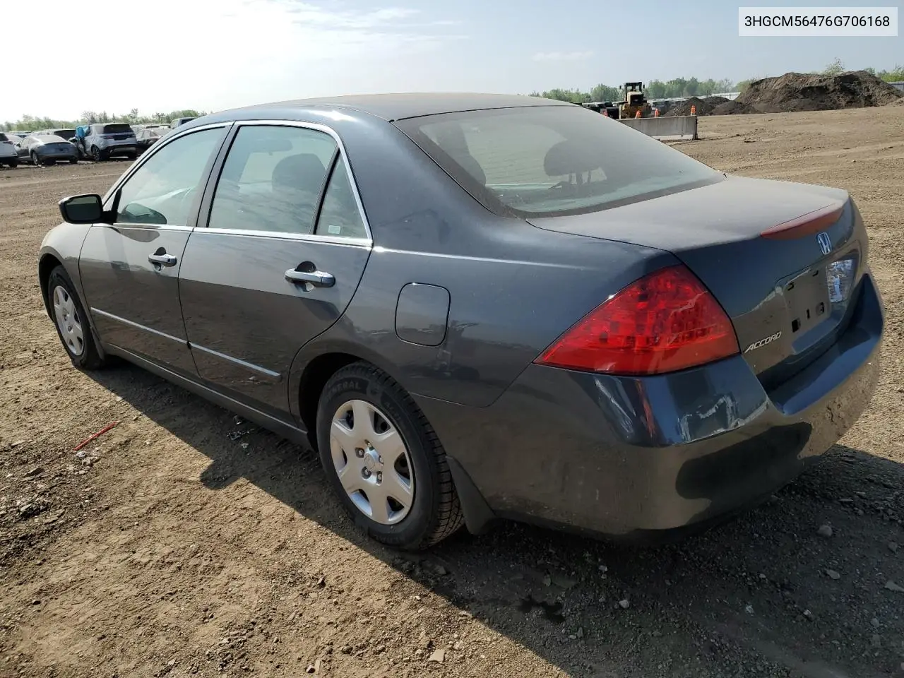 2006 Honda Accord Lx VIN: 3HGCM56476G706168 Lot: 57132415
