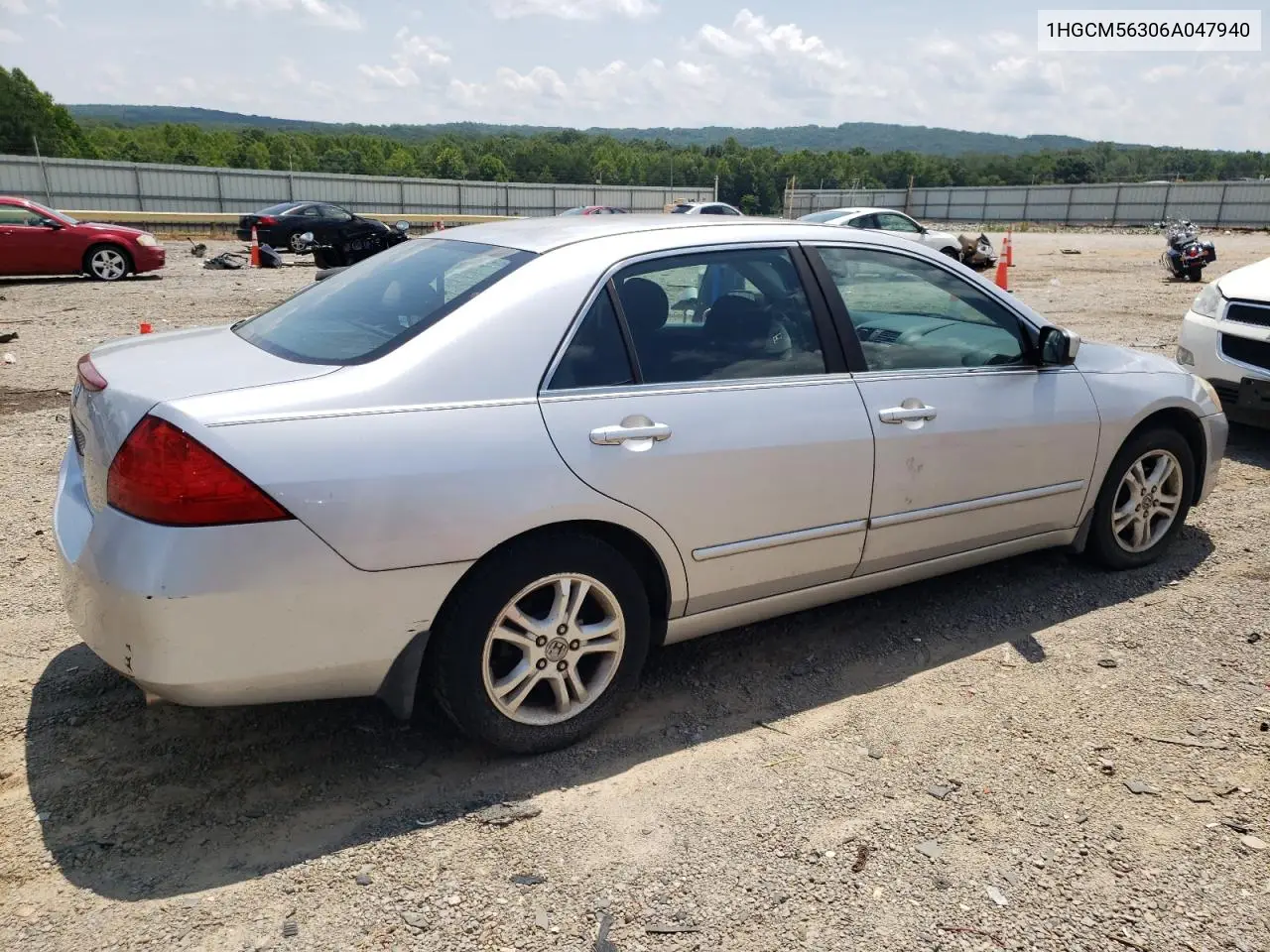 2006 Honda Accord Se VIN: 1HGCM56306A047940 Lot: 61636365