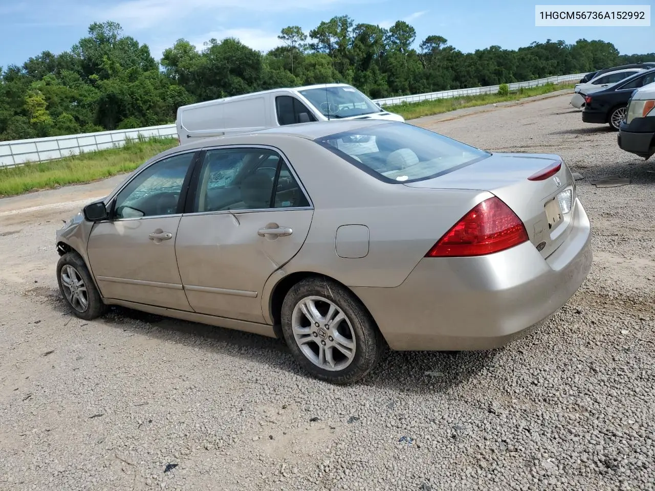 2006 Honda Accord Ex VIN: 1HGCM56736A152992 Lot: 62342375