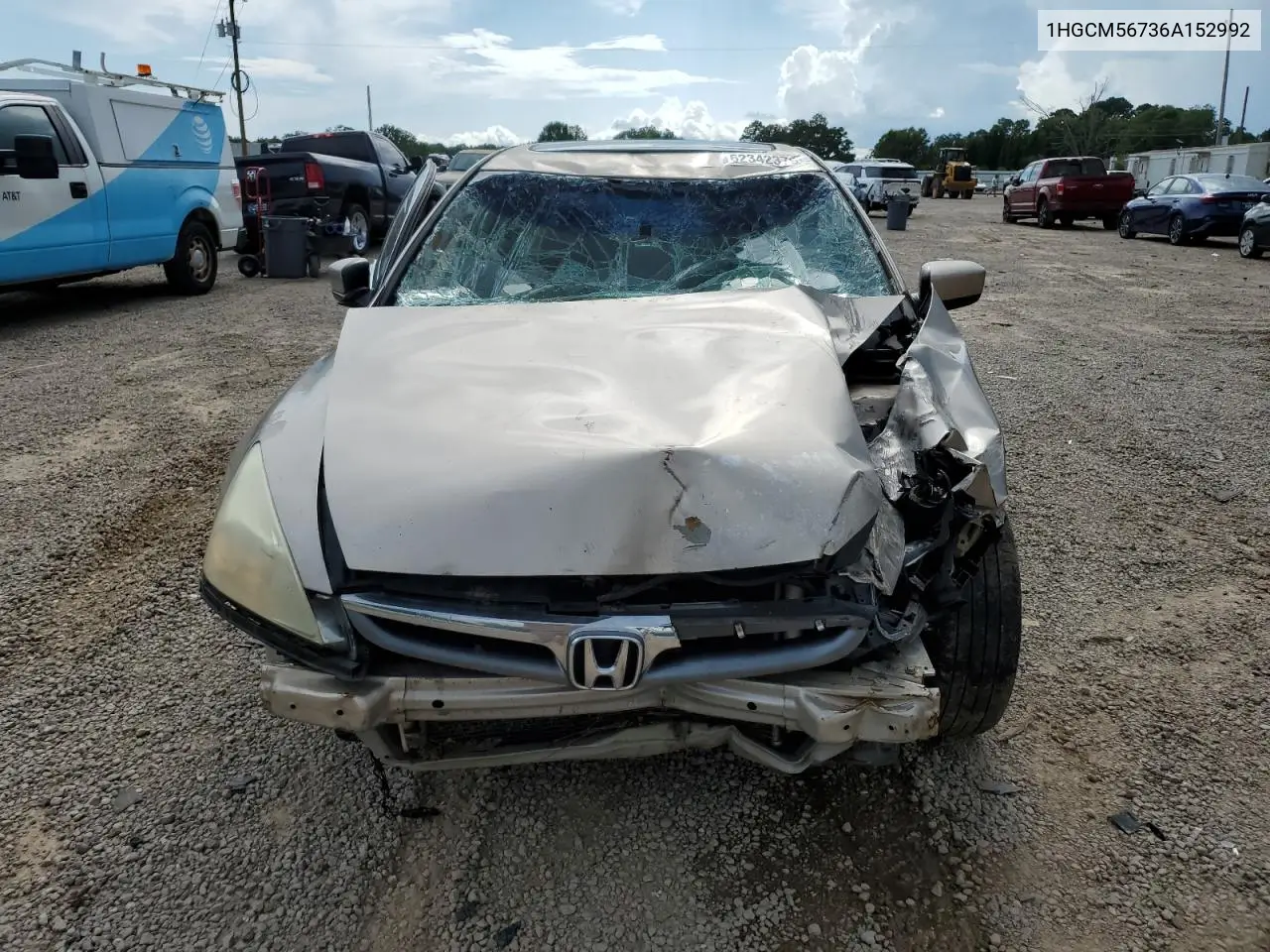2006 Honda Accord Ex VIN: 1HGCM56736A152992 Lot: 62342375