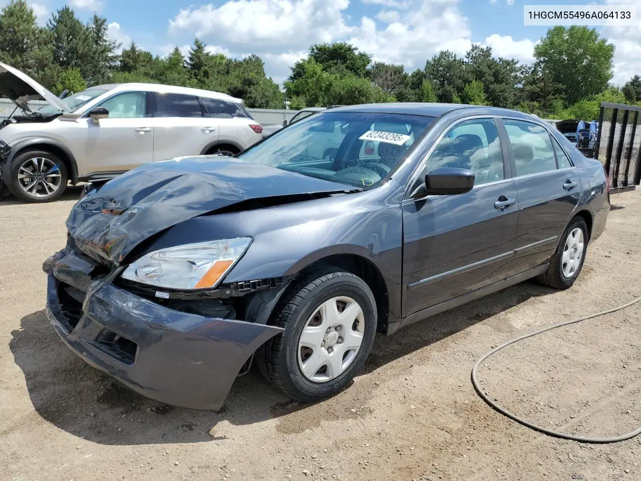 2006 Honda Accord Lx VIN: 1HGCM55496A064133 Lot: 62343295