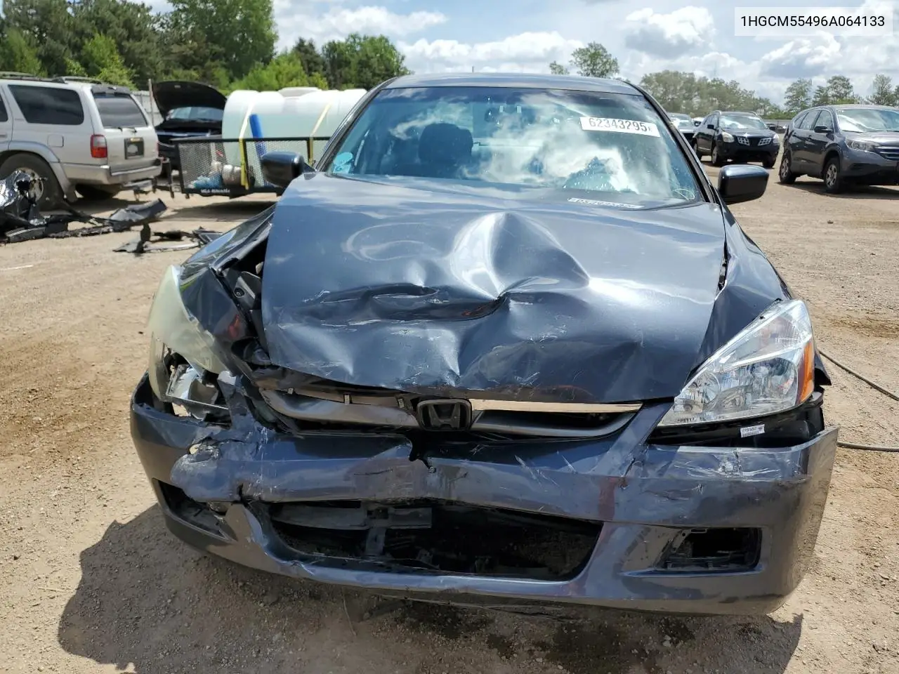 2006 Honda Accord Lx VIN: 1HGCM55496A064133 Lot: 62343295