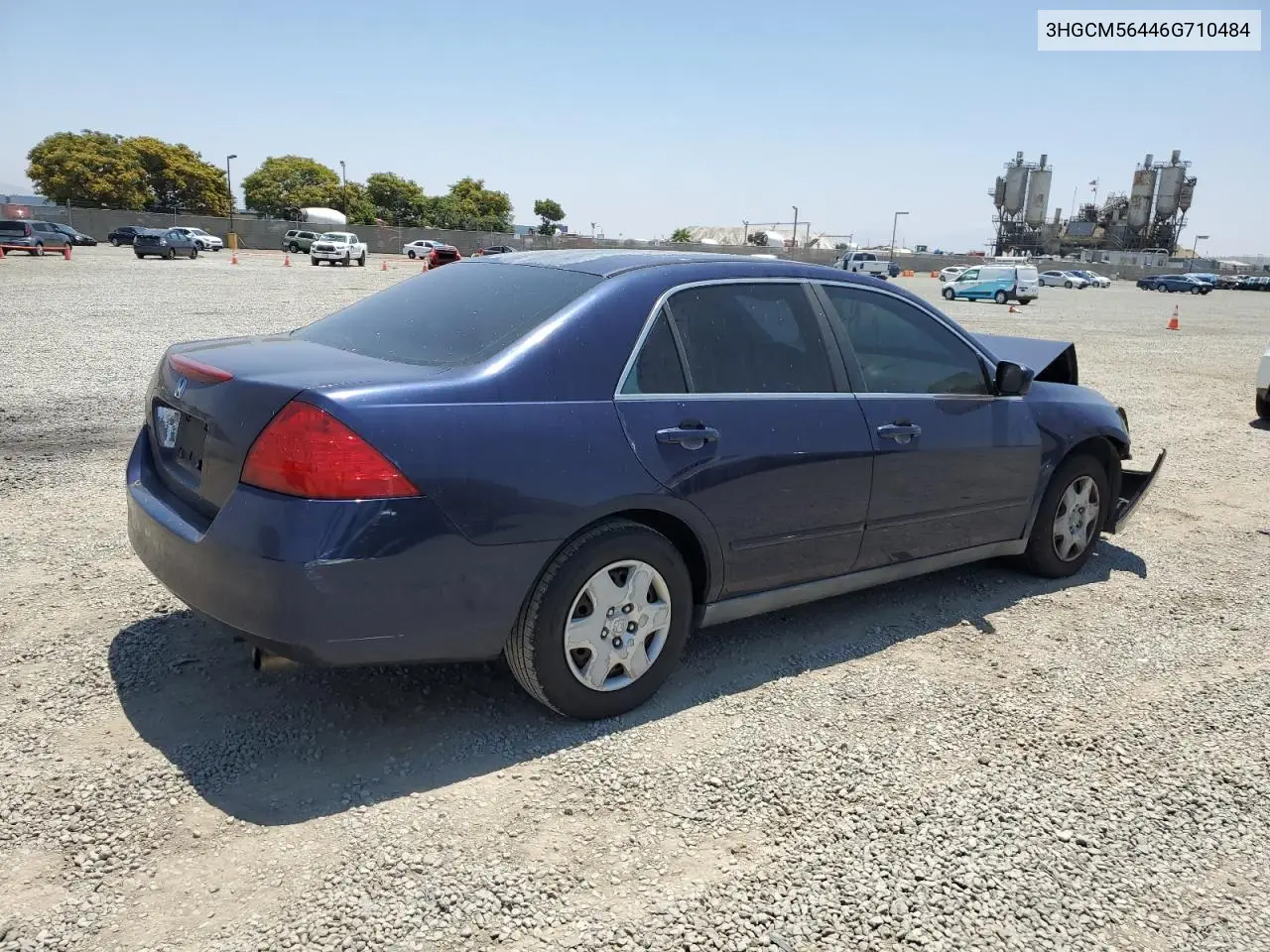 2006 Honda Accord Lx VIN: 3HGCM56446G710484 Lot: 62486195