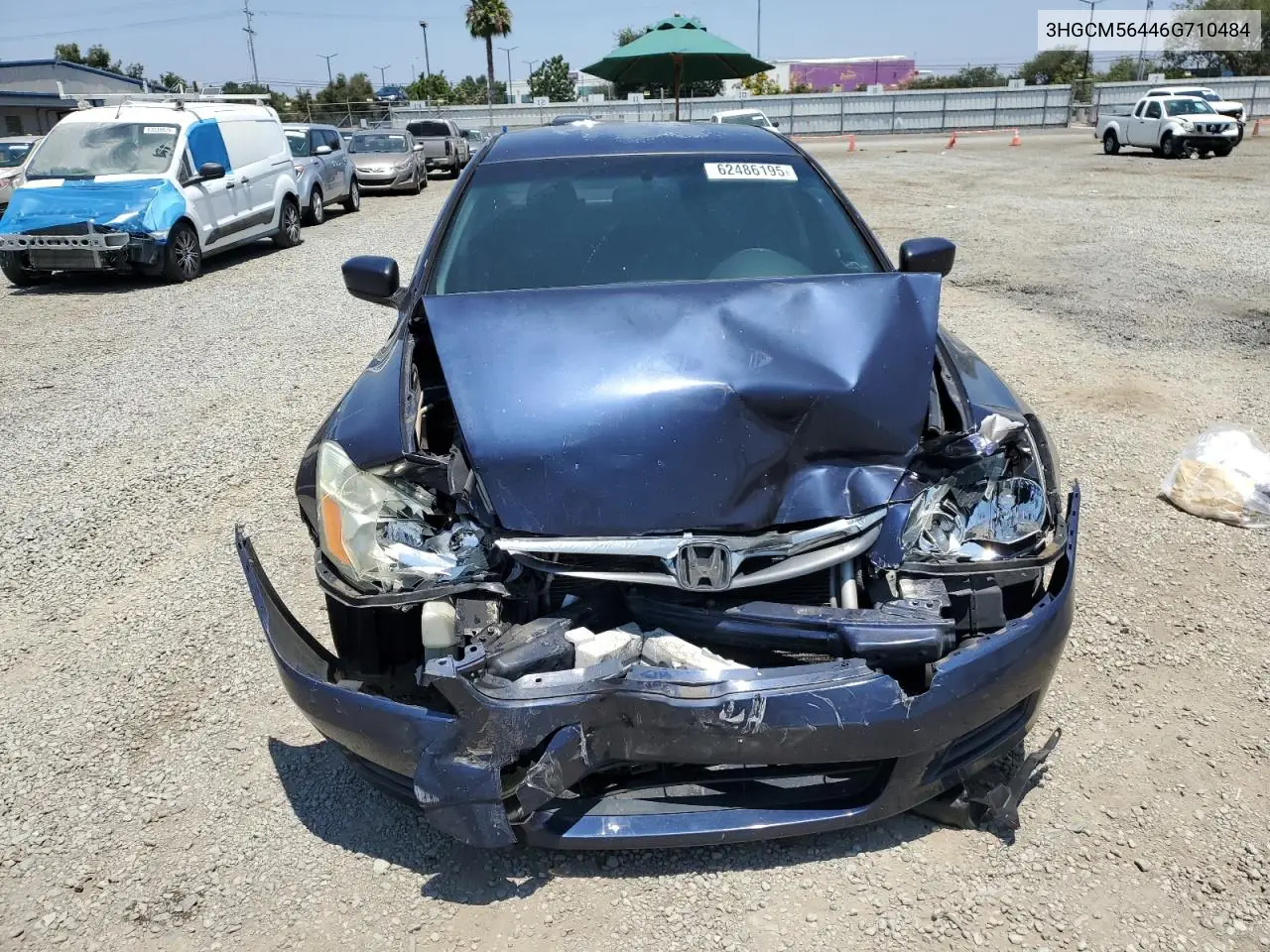 2006 Honda Accord Lx VIN: 3HGCM56446G710484 Lot: 62486195