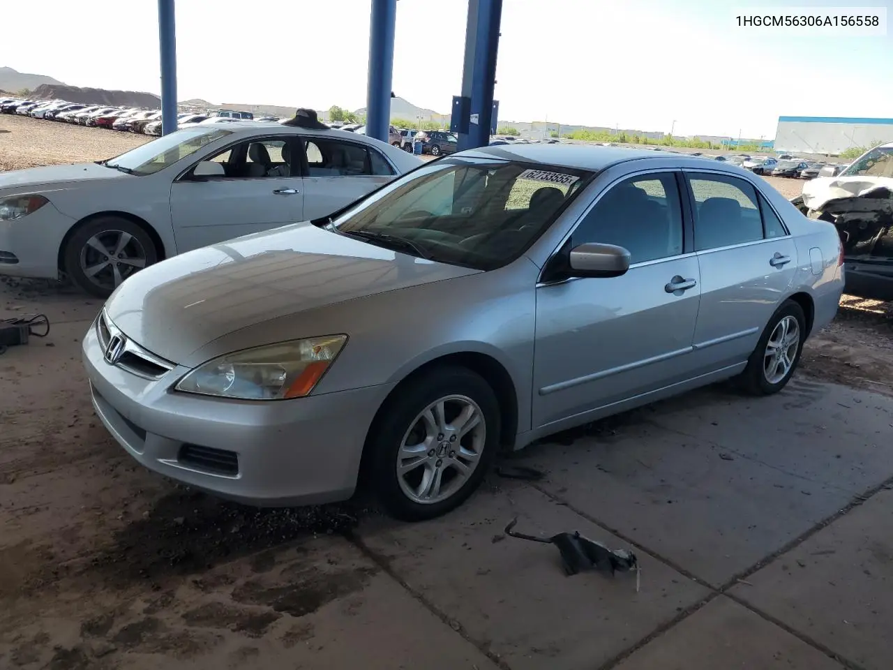 2006 Honda Accord Se VIN: 1HGCM56306A156558 Lot: 62733555