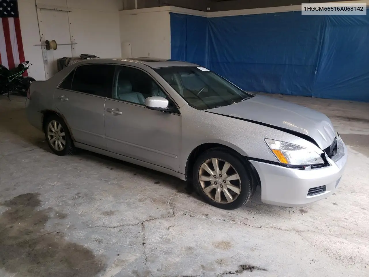 2006 Honda Accord Ex VIN: 1HGCM66516A068142 Lot: 62817855