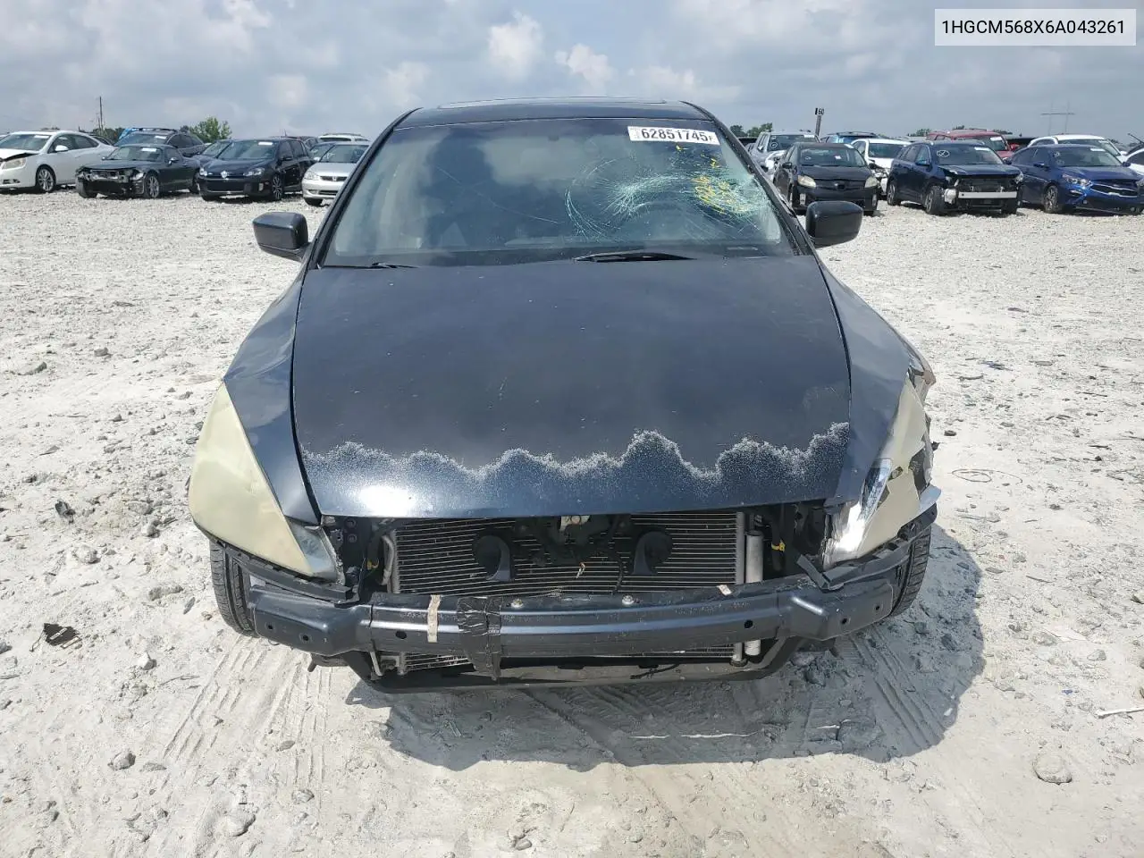 2006 Honda Accord Ex VIN: 1HGCM568X6A043261 Lot: 62851745