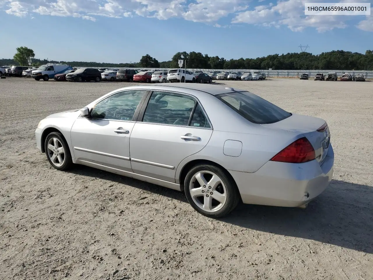 2006 Honda Accord Ex VIN: 1HGCM65596A001001 Lot: 62892435