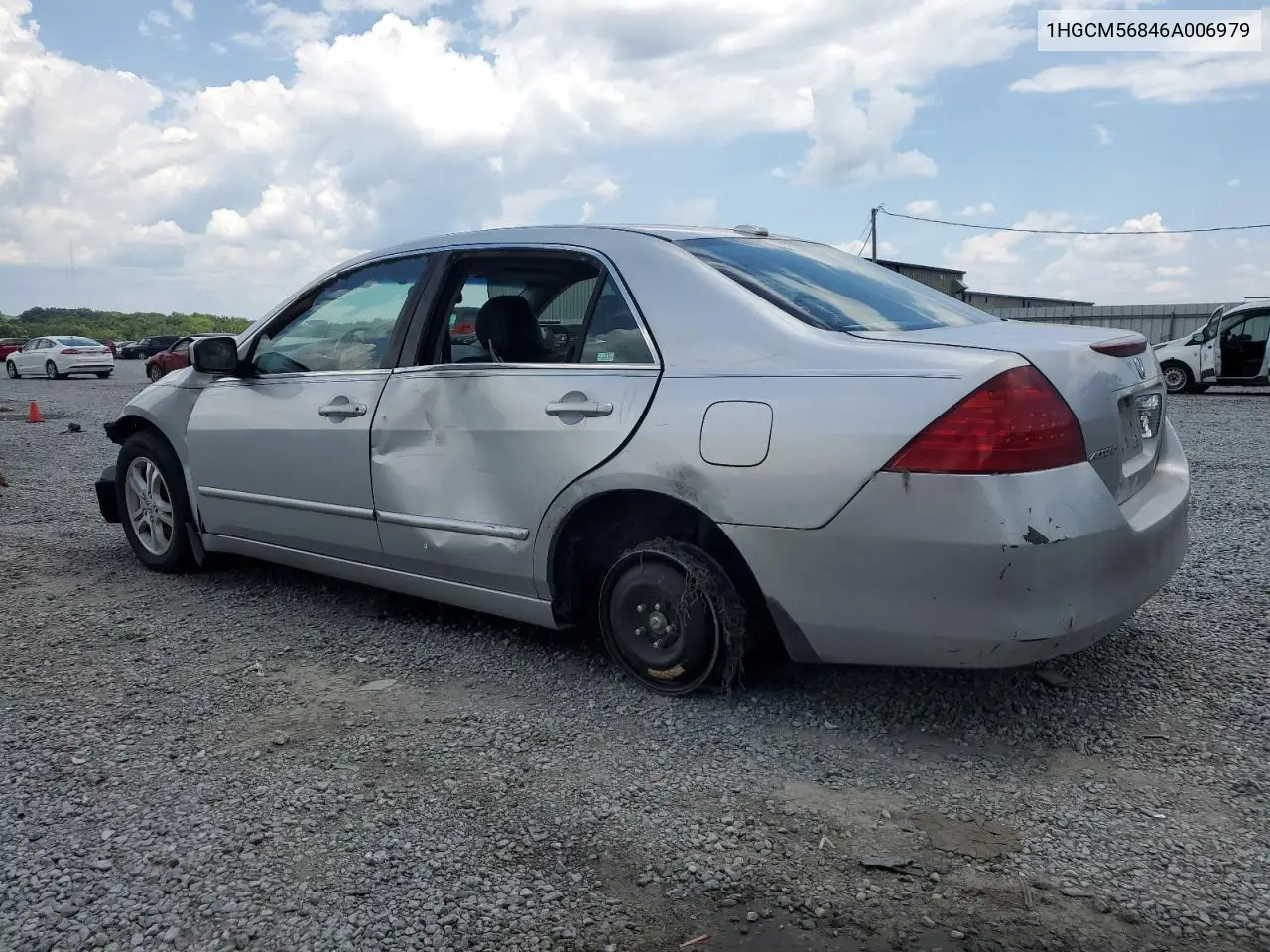 2006 Honda Accord Ex VIN: 1HGCM56846A006979 Lot: 62909795