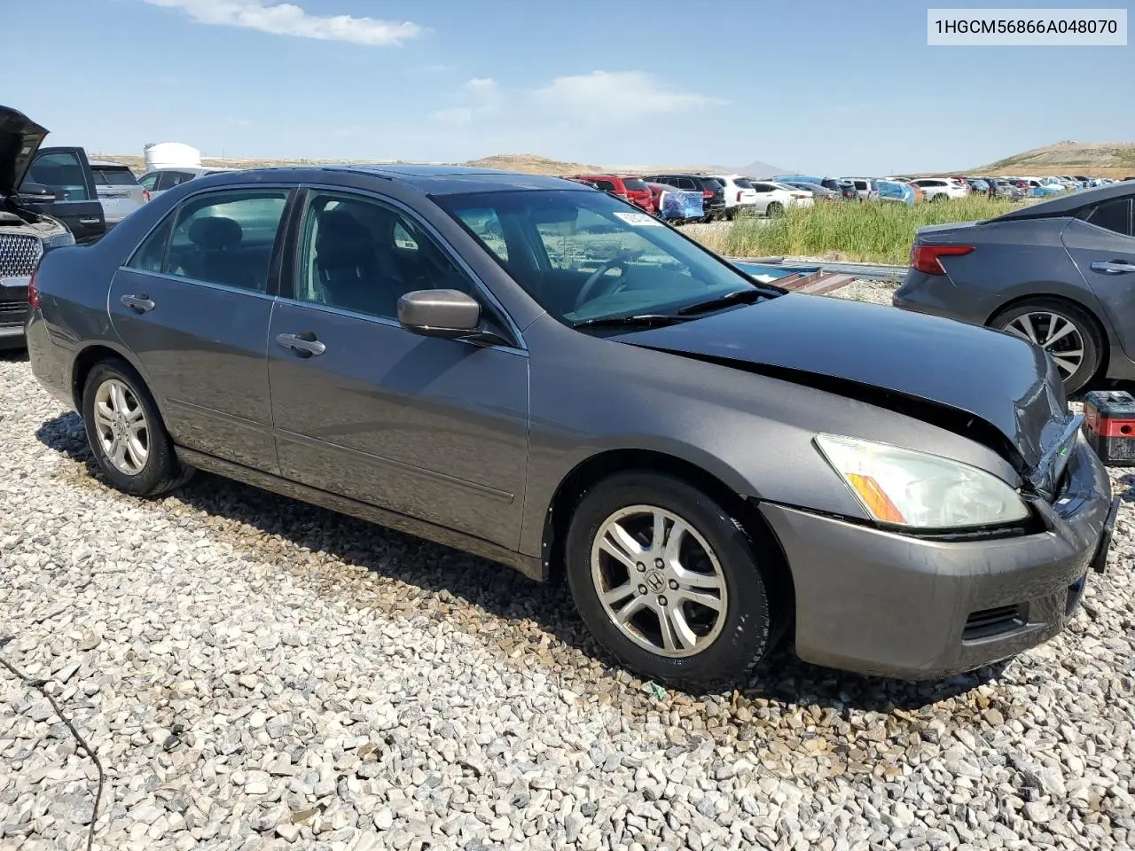 2006 Honda Accord Ex VIN: 1HGCM56866A048070 Lot: 62947445