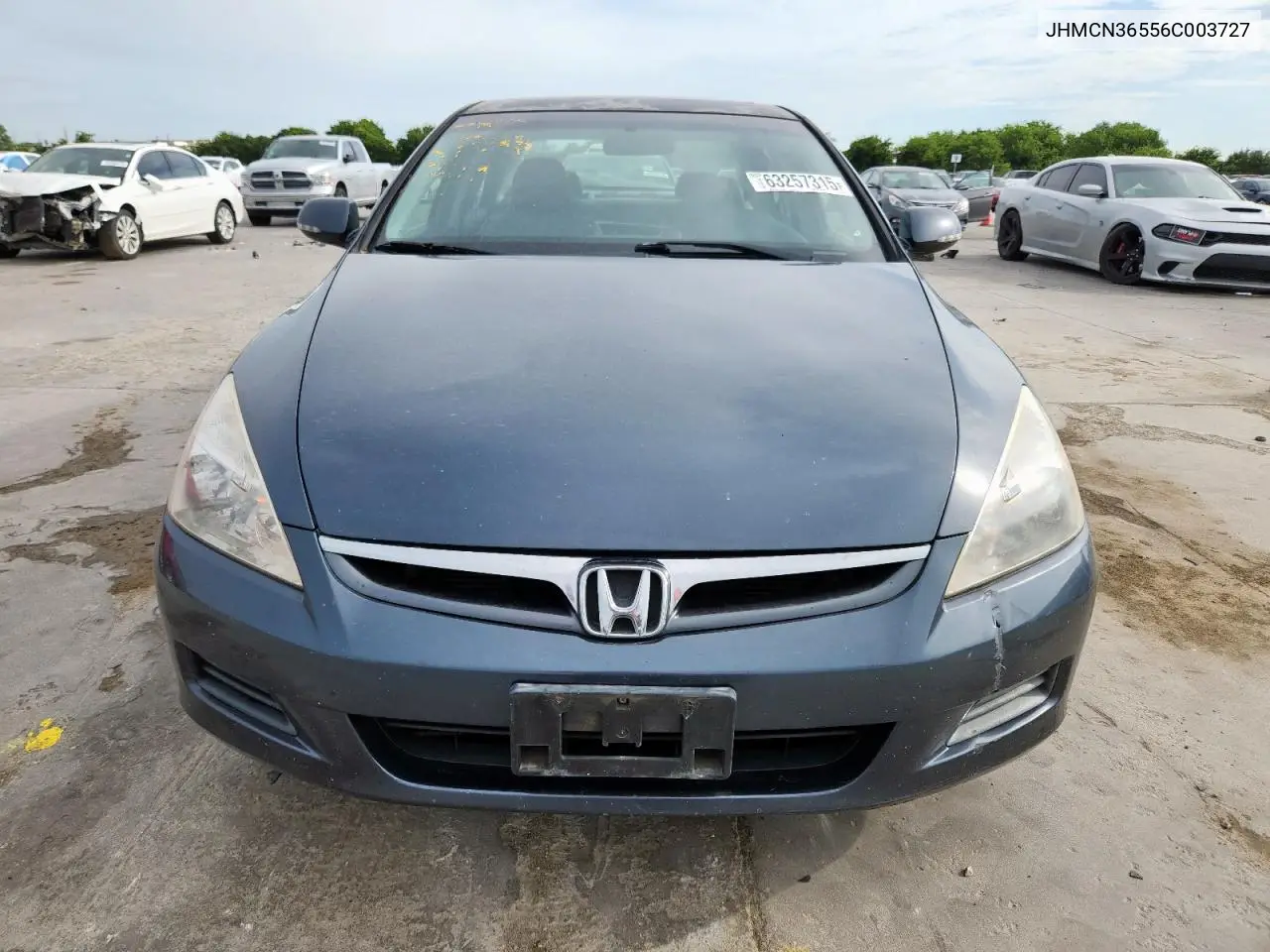 2006 Honda Accord Hybrid VIN: JHMCN36556C003727 Lot: 63257315