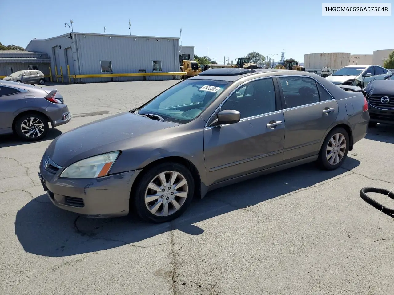 2006 Honda Accord Ex VIN: 1HGCM66526A075648 Lot: 63455285