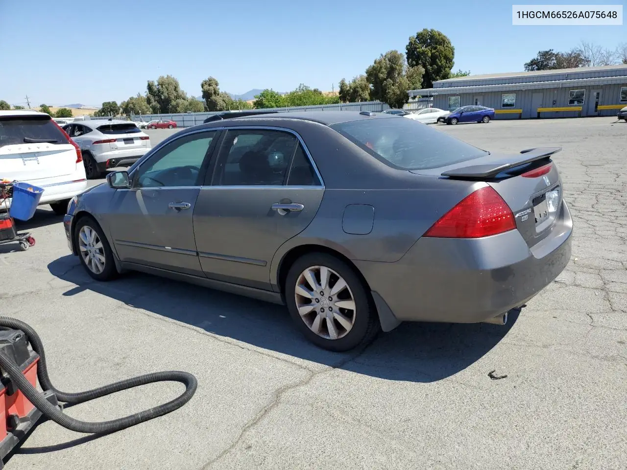 2006 Honda Accord Ex VIN: 1HGCM66526A075648 Lot: 63455285