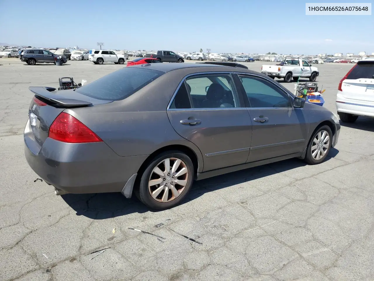 2006 Honda Accord Ex VIN: 1HGCM66526A075648 Lot: 63455285