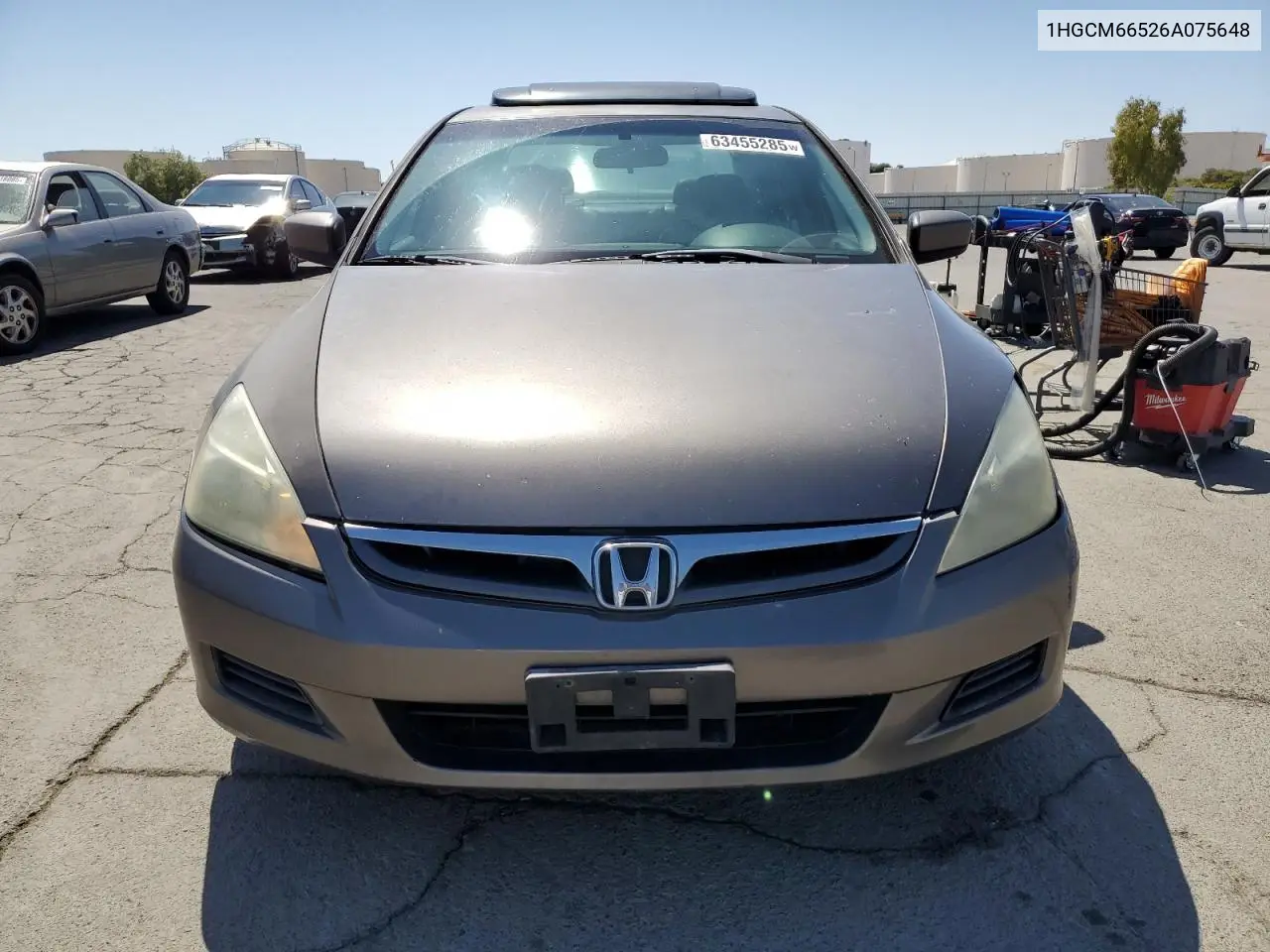 2006 Honda Accord Ex VIN: 1HGCM66526A075648 Lot: 63455285
