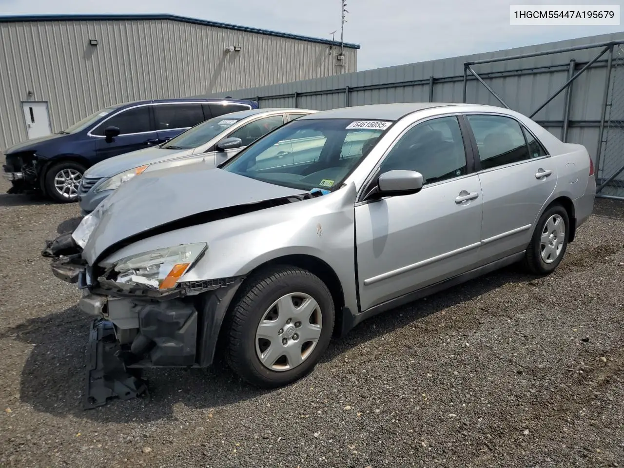 2007 Honda Accord Lx VIN: 1HGCM55447A195679 Lot: 54615035