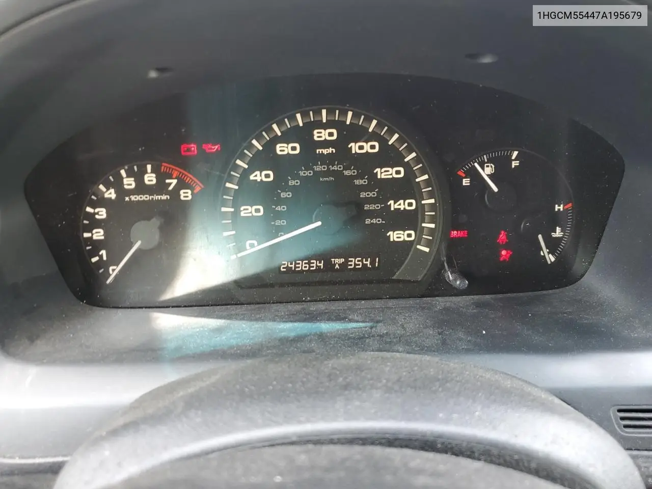 2007 Honda Accord Lx VIN: 1HGCM55447A195679 Lot: 54615035