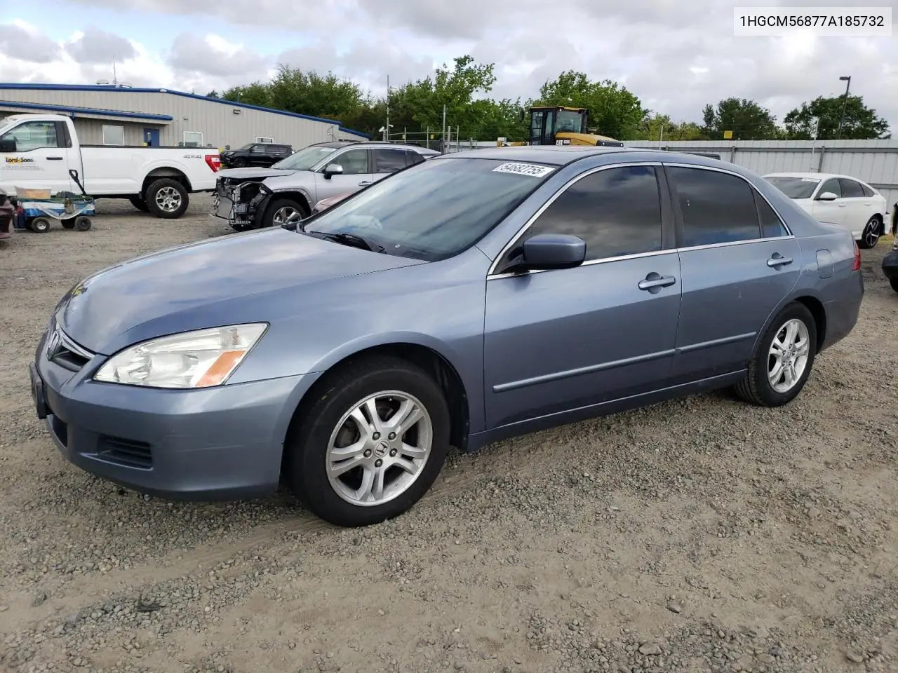 2007 Honda Accord Ex VIN: 1HGCM56877A185732 Lot: 54682755