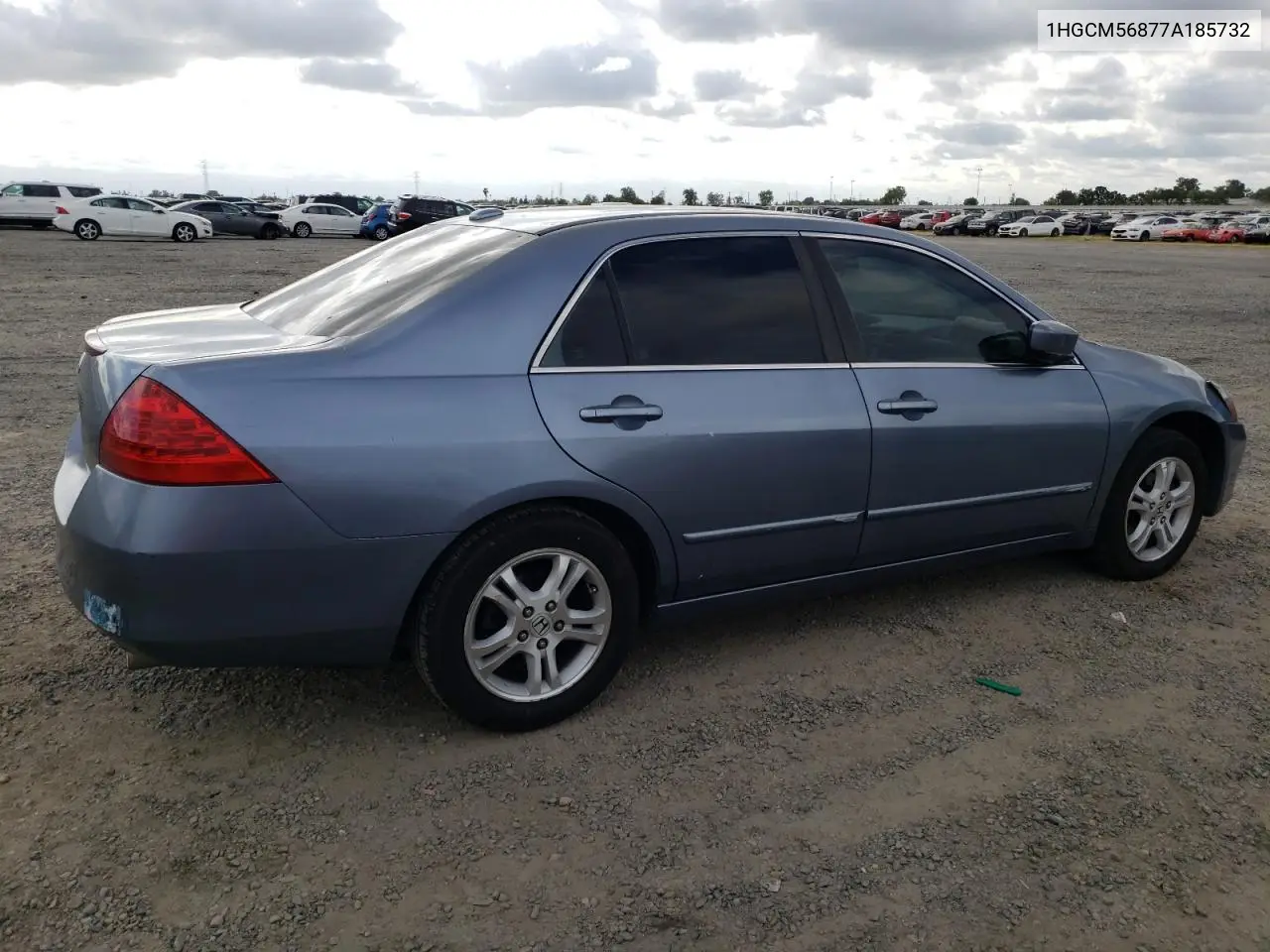 2007 Honda Accord Ex VIN: 1HGCM56877A185732 Lot: 54682755