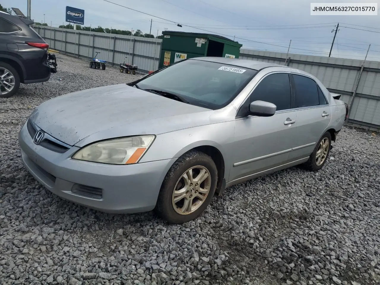 2007 Honda Accord Se VIN: JHMCM56327C015770 Lot: 56751685