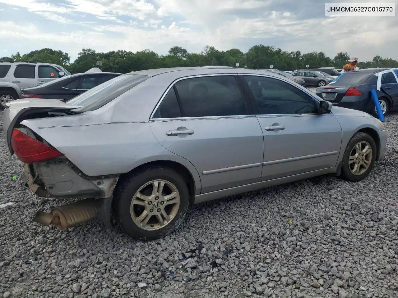2007 Honda Accord Se VIN: JHMCM56327C015770 Lot: 56751685