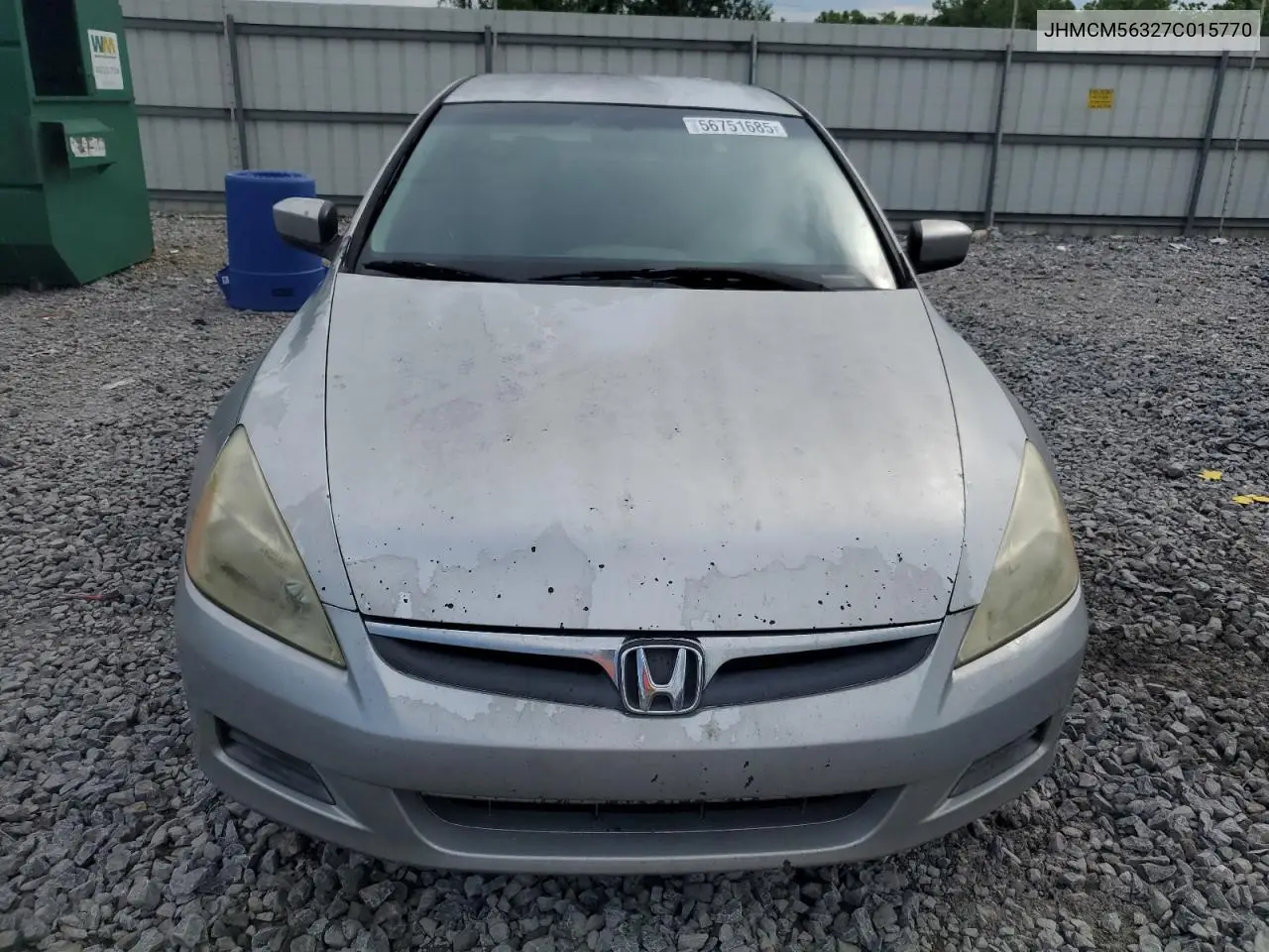 2007 Honda Accord Se VIN: JHMCM56327C015770 Lot: 56751685