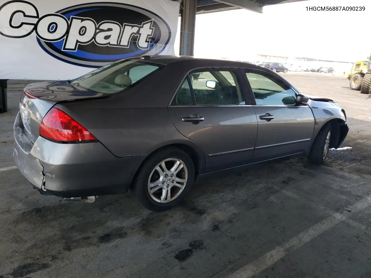 2007 Honda Accord Ex VIN: 1HGCM56887A090239 Lot: 56753245