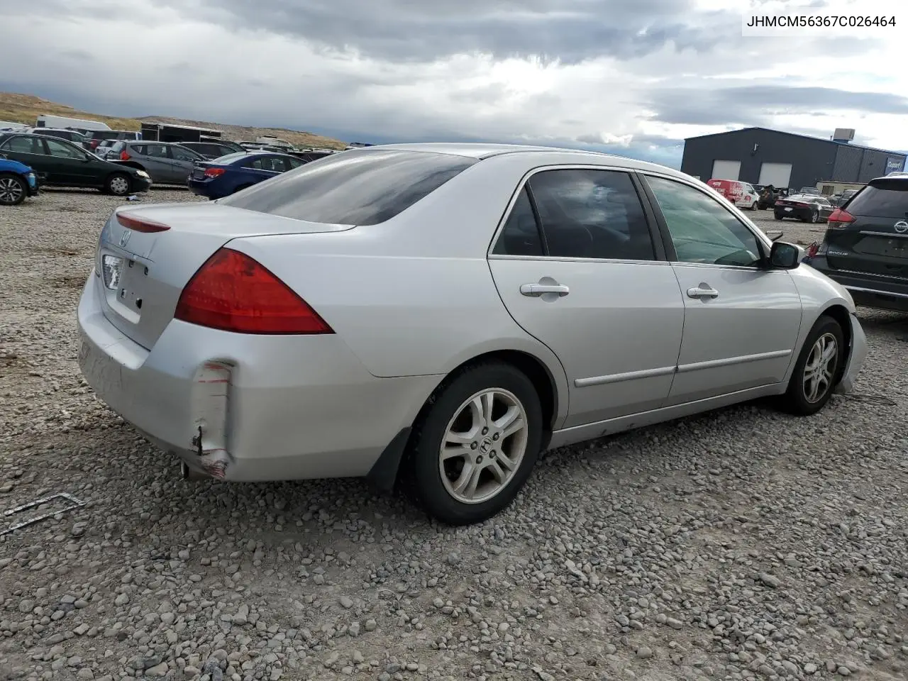 2007 Honda Accord Se VIN: JHMCM56367C026464 Lot: 57083675
