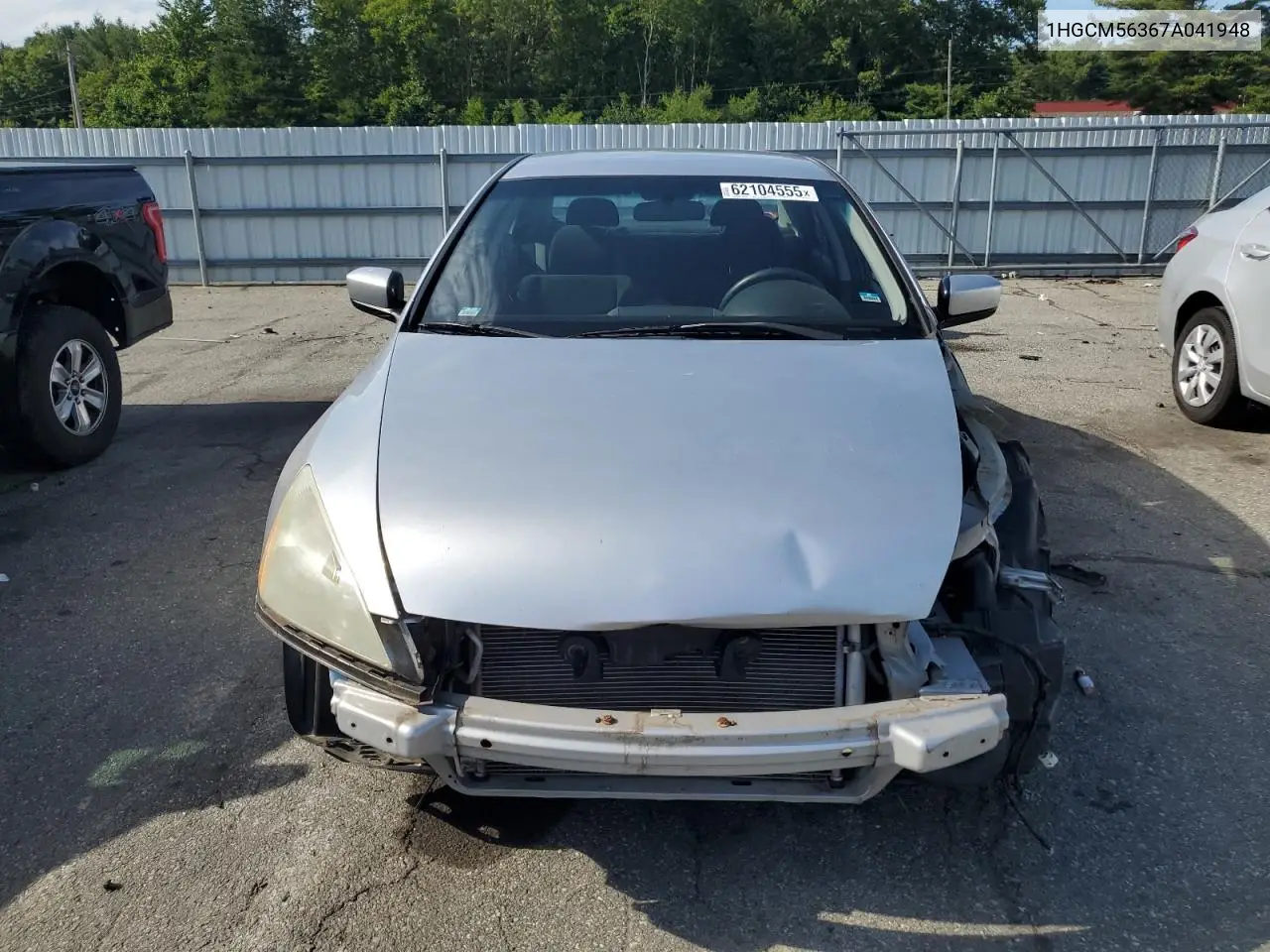 2007 Honda Accord Se VIN: 1HGCM56367A041948 Lot: 62104555
