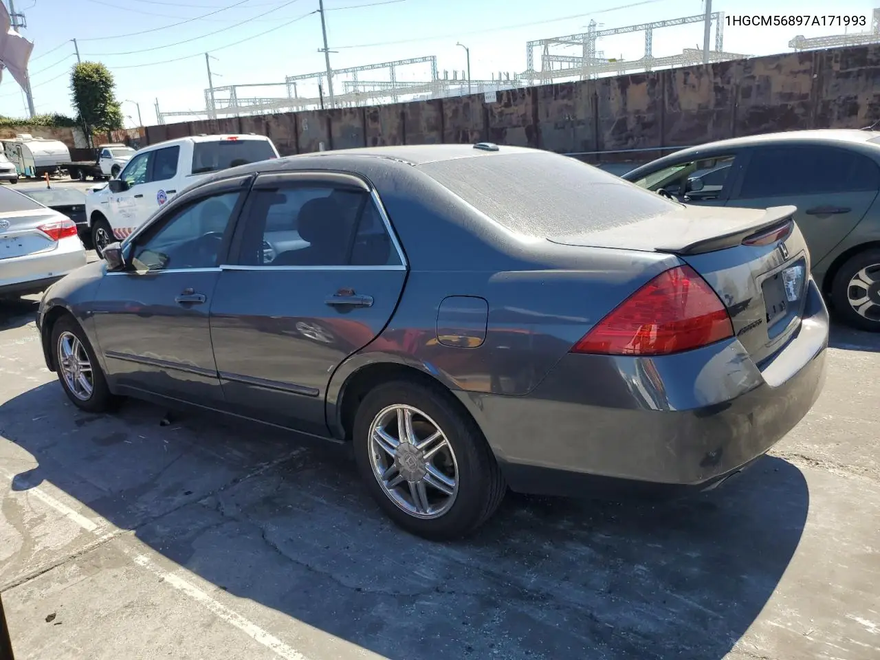 2007 Honda Accord Ex VIN: 1HGCM56897A171993 Lot: 62957605