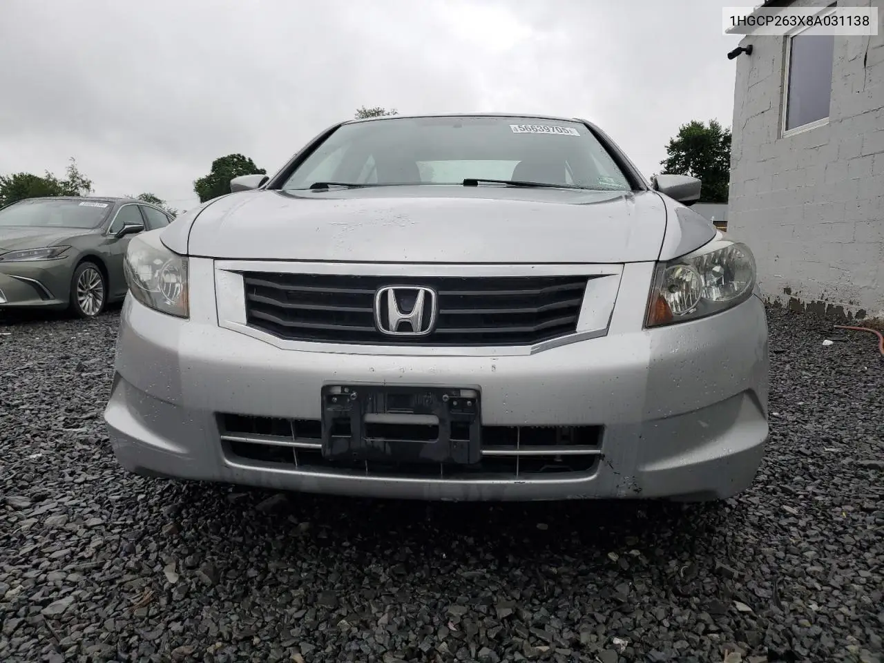 2008 Honda Accord Lx VIN: 1HGCP263X8A031138 Lot: 56639705