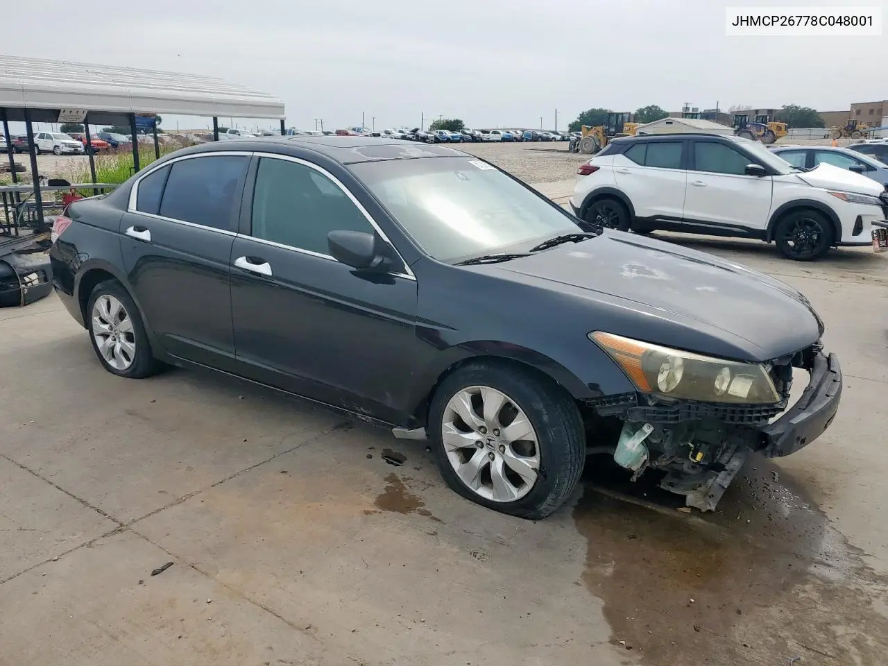 2008 Honda Accord Ex VIN: JHMCP26778C048001 Lot: 57029325