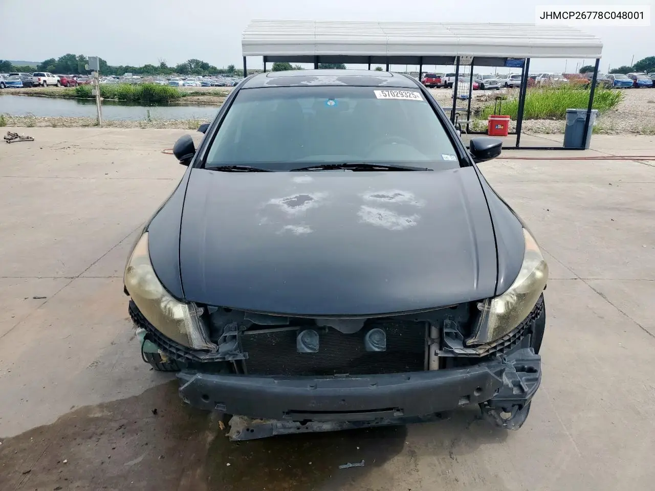 2008 Honda Accord Ex VIN: JHMCP26778C048001 Lot: 57029325