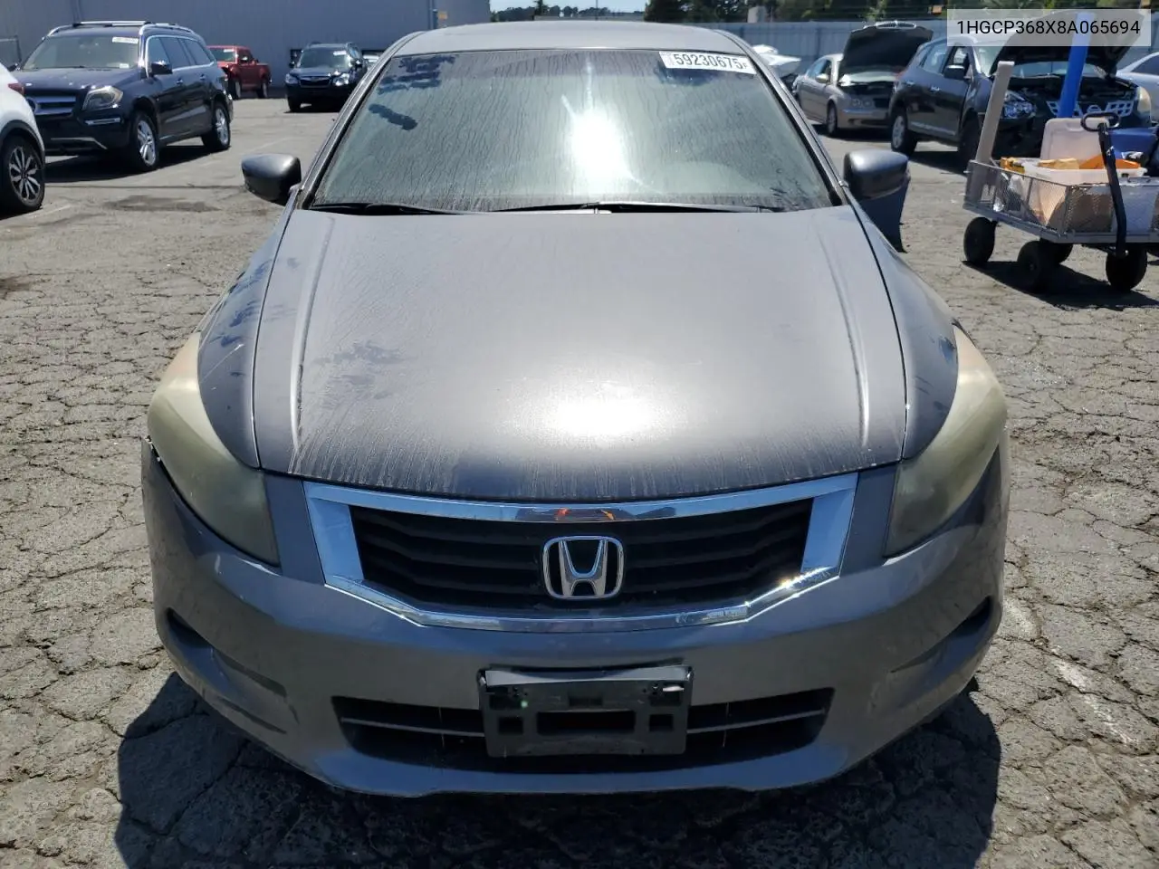 2008 Honda Accord Exl VIN: 1HGCP368X8A065694 Lot: 59230675