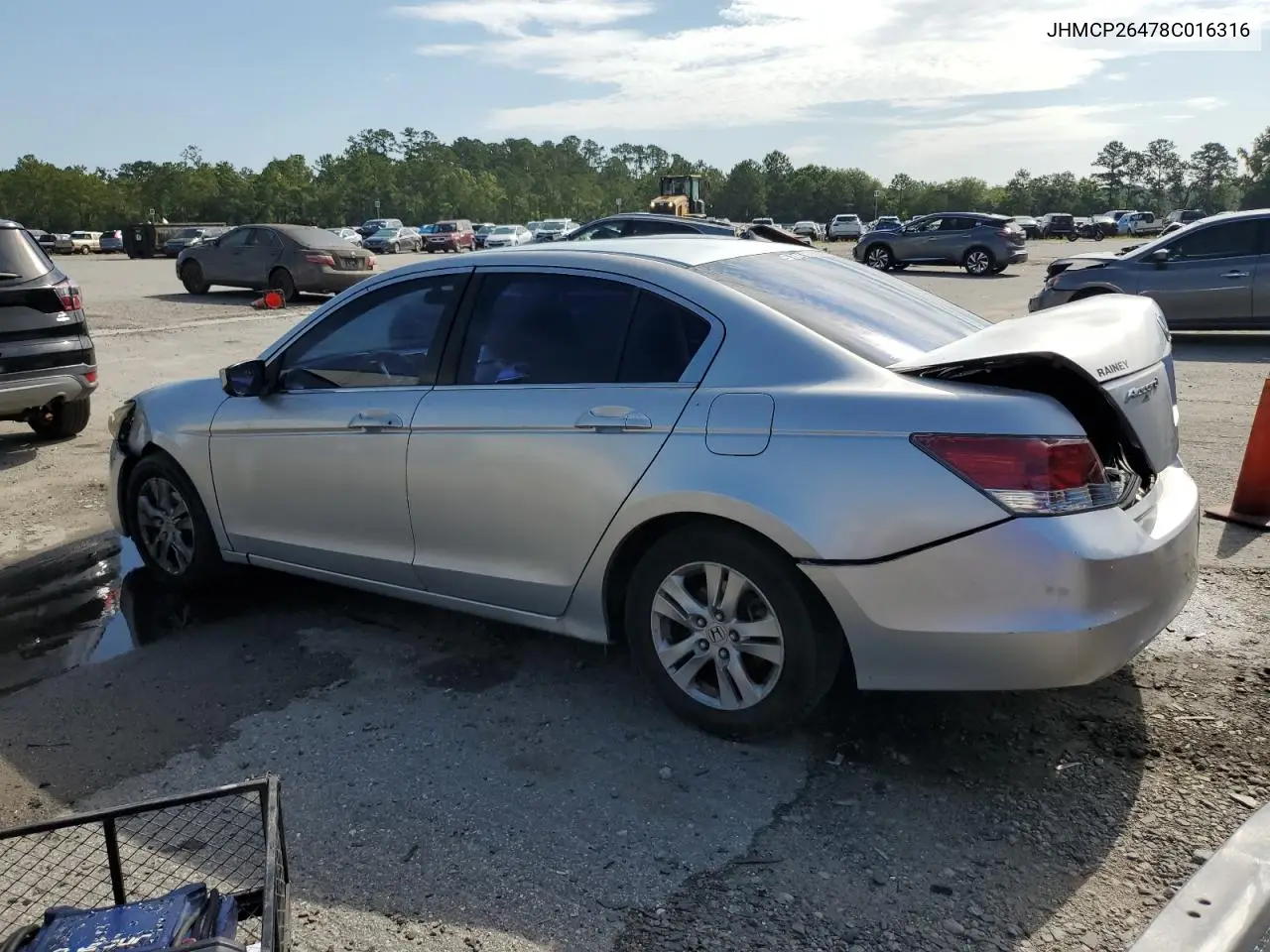 2008 Honda Accord Lxp VIN: JHMCP26478C016316 Lot: 61465665