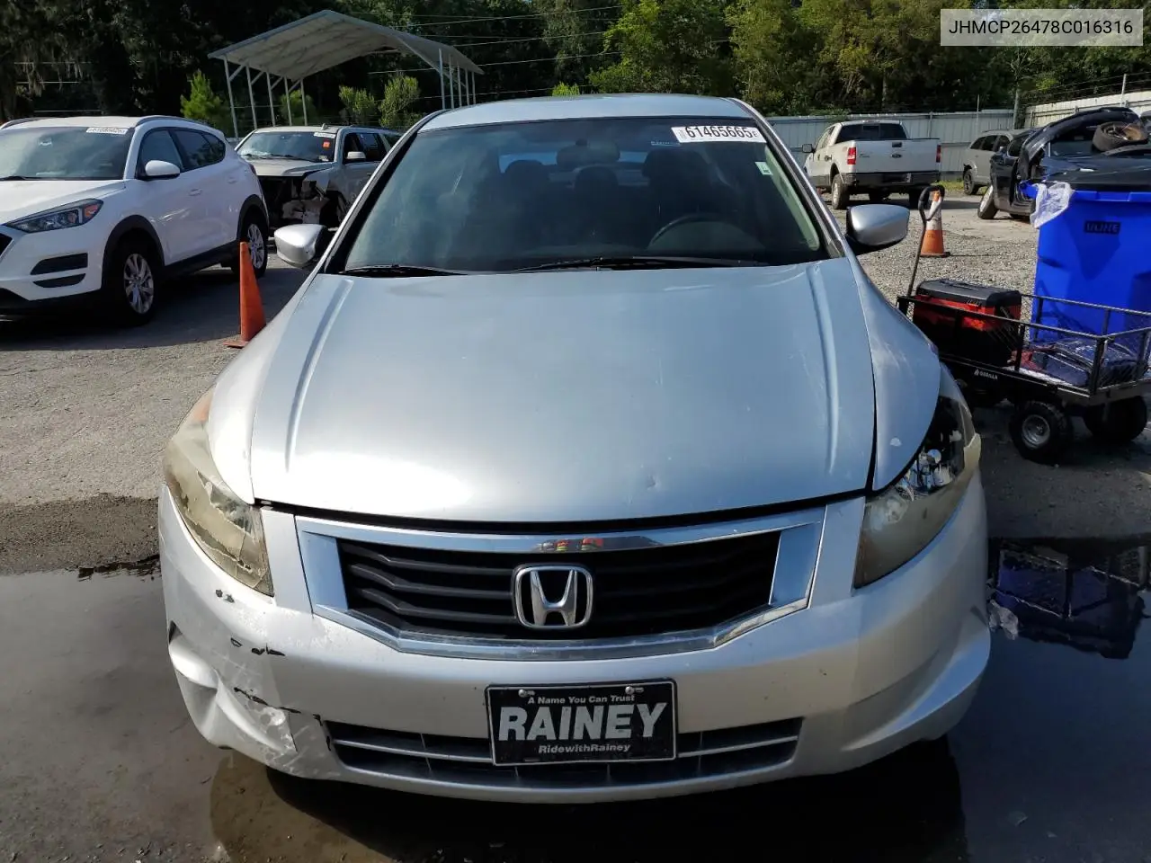2008 Honda Accord Lxp VIN: JHMCP26478C016316 Lot: 61465665