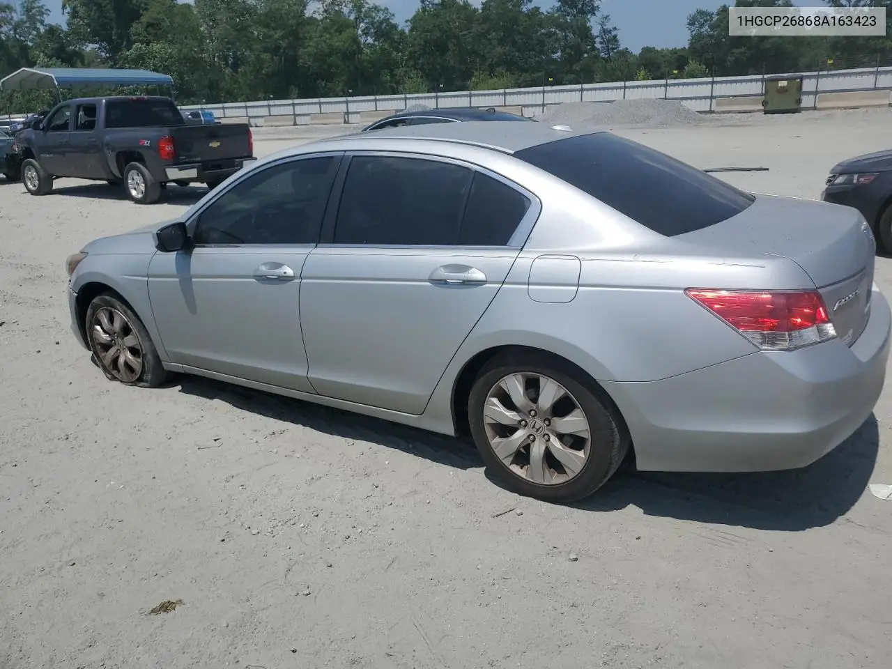 2008 Honda Accord Exl VIN: 1HGCP26868A163423 Lot: 62142985