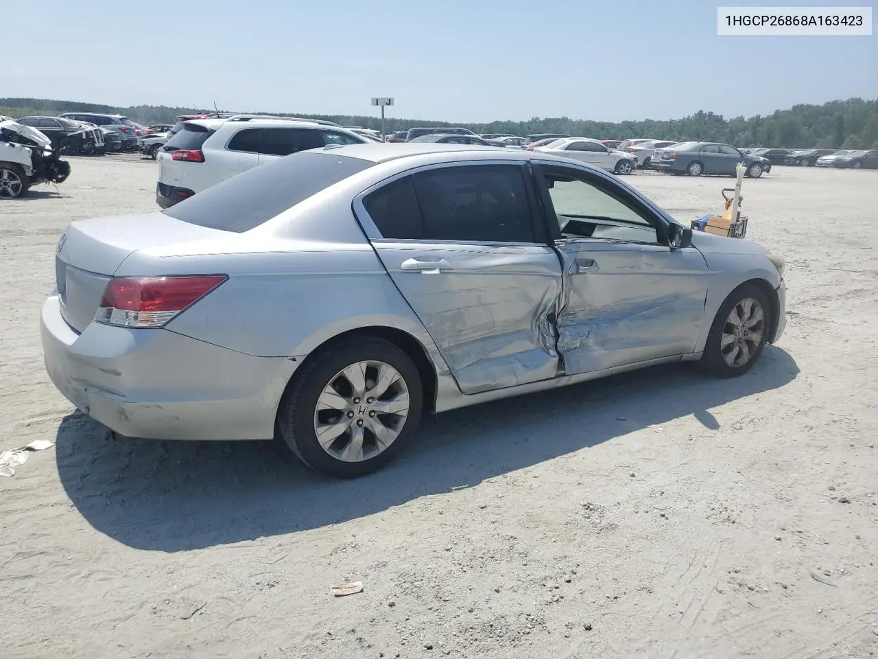 2008 Honda Accord Exl VIN: 1HGCP26868A163423 Lot: 62142985