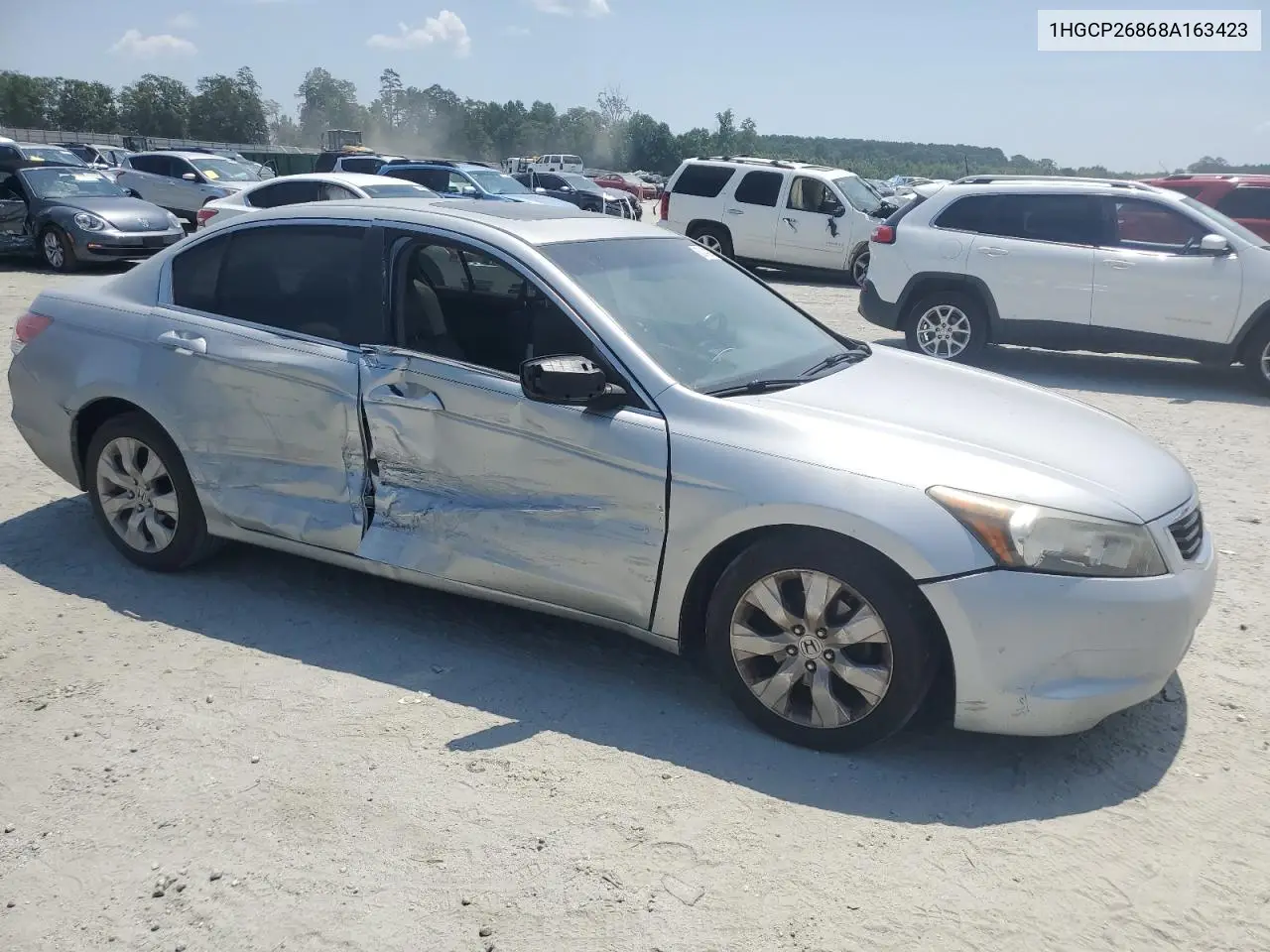 2008 Honda Accord Exl VIN: 1HGCP26868A163423 Lot: 62142985