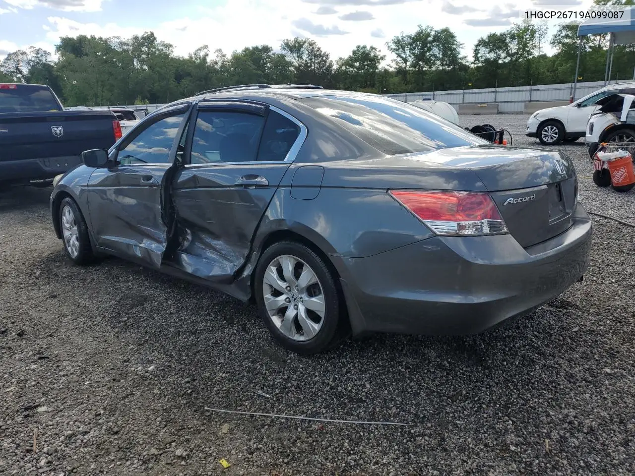 2009 Honda Accord Ex VIN: 1HGCP26719A099087 Lot: 55932345